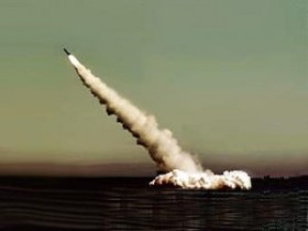 Il lancio di un missile Bulava